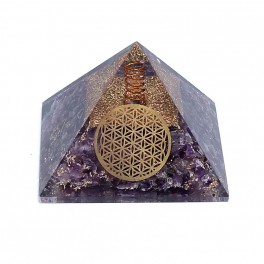 ORGONITE AMETHYSTE FLEUR DE VIE