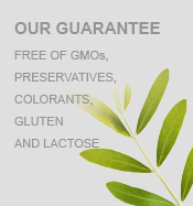 Tous nos produits sont garantis sans colorant, sans conservateur, sans gluten, sans lactose et sans OGM